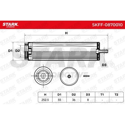 Filtr Paliwa Stark SKFF-0870010 SKFF-0870010 - foto 5