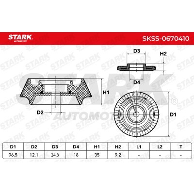 Mocowanie Amortyzatora Stark SKSS-0670410 SKSS-0670410 - foto 5