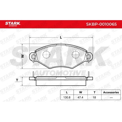 Klocki hamulcowe Stark SKBP-0010065 SKBP-0010065 - foto 4
