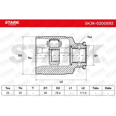 Przegub Stark SKJK-0200592 SKJK-0200592 - foto 5