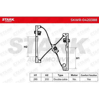 Podnośnik szyby Stark SKWR-0420388 SKWR-0420388 - foto 5