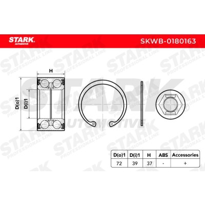 Łożysko Koła Stark SKWB-0180163 SKWB-0180163 - foto 3