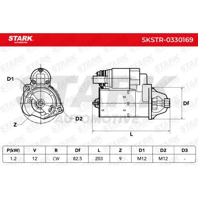 Rozrusznik Stark SKSTR-0330169 SKSTR-0330169 - foto 6