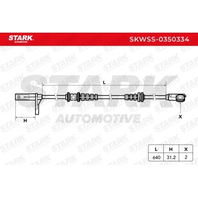 Czujnik ABS Stark SKWSS-0350334 SKWSS-0350334 - foto 6