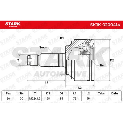 Przegub Stark SKJK-0200414 SKJK-0200414 - foto 4