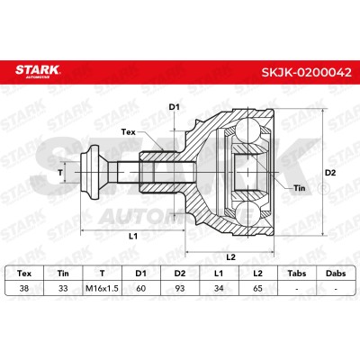 Przegub Stark SKJK-0200042 SKJK-0200042 - foto 4