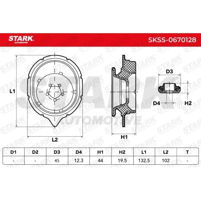 Mocowanie Amortyzatora Stark SKSS-0670128 SKSS-0670128 - foto 5