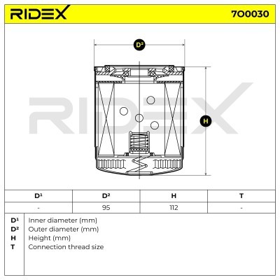 Filtr Oleju RIDEX 7O0030 7O0030 - foto 5