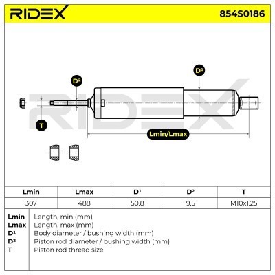 Amortyzator RIDEX 854S0186 854S0186 - foto 7