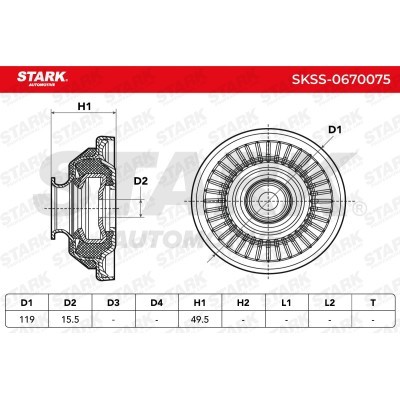 Mocowanie Amortyzatora Stark SKSS-0670075 SKSS-0670075 - foto 5