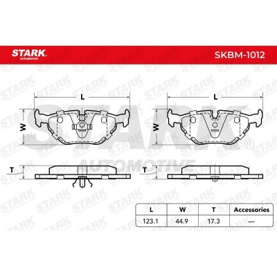 Klocki hamulcowe Stark SKBM-1012 SKBM-1012 - foto 5