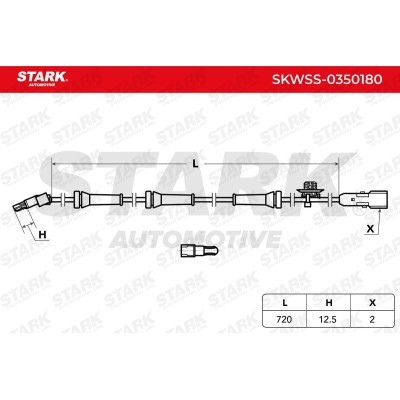 Czujnik ABS Stark SKWSS-0350180 SKWSS-0350180 - foto 6