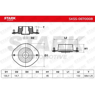 Mocowanie Amortyzatora Stark SKSS-0670008 SKSS-0670008 - foto 5