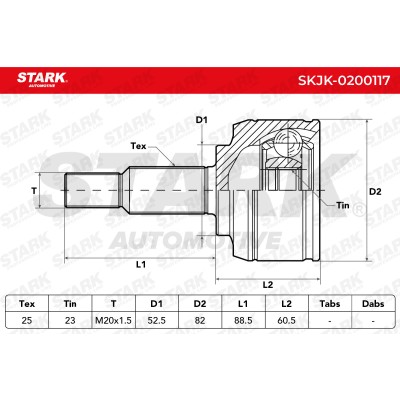 Przegub Stark SKJK-0200117 SKJK-0200117 - foto 6