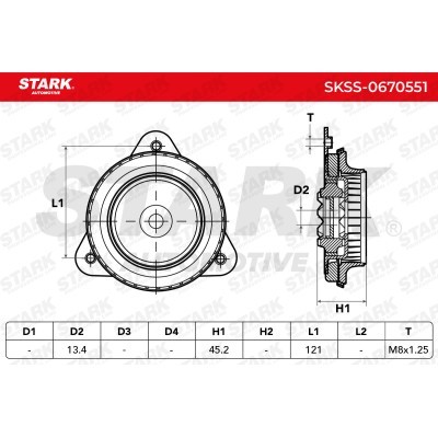 Mocowanie Amortyzatora Stark SKSS-0670551 SKSS-0670551 - foto 6