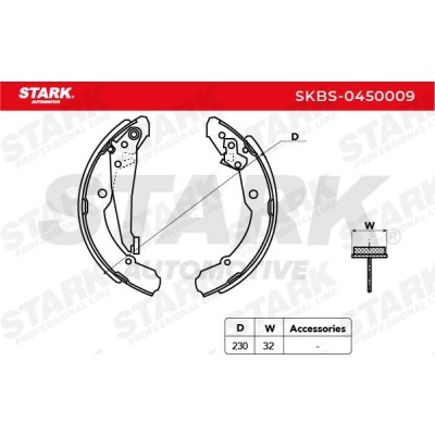 Klocki hamulcowe Stark SKBS-0450009 SKBS-0450009 - foto 5