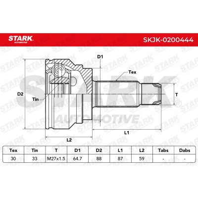 Przegub Stark SKJK-0200444 SKJK-0200444 - foto 5