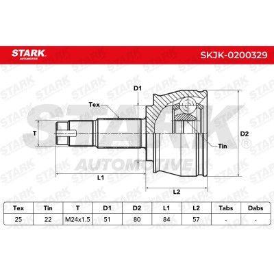 Przegub Stark SKJK-0200329 SKJK-0200329 - foto 5