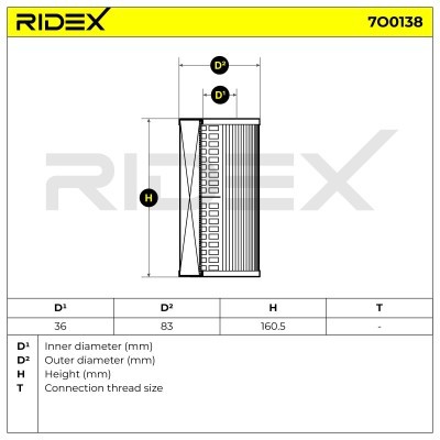 Filtr Oleju RIDEX 7O0138 7O0138 - foto 7
