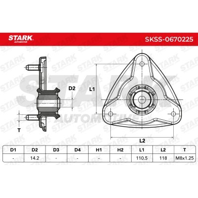 Mocowanie Amortyzatora Stark SKSS-0670225 SKSS-0670225 - foto 5