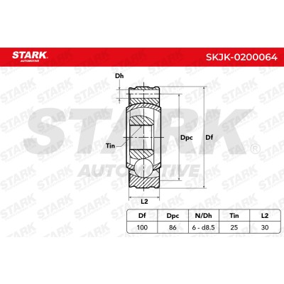 Przegub Stark SKJK-0200064 SKJK-0200064 - foto 5