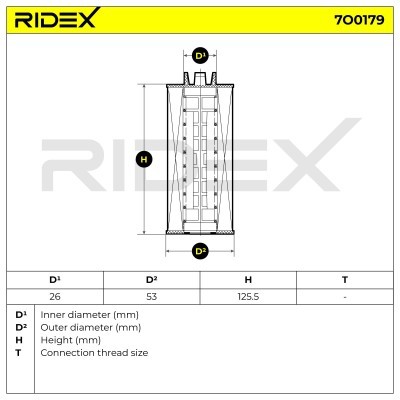 Filtr Oleju RIDEX 7O0179 7O0179 - foto 7