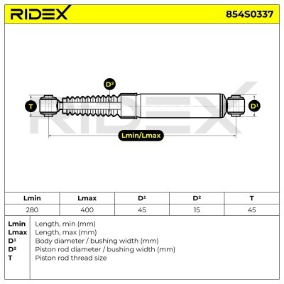 Amortyzator RIDEX 854S0337 854S0337 - foto 7