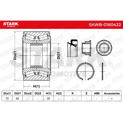 Łożysko Koła Stark SKWB-0180422 SKWB-0180422 - foto 3