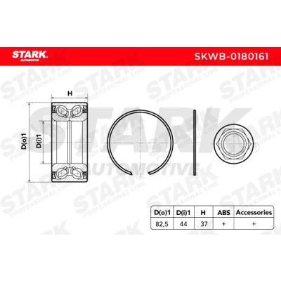 Łożysko Koła Stark SKWB-0180161 SKWB-0180161 - foto 3