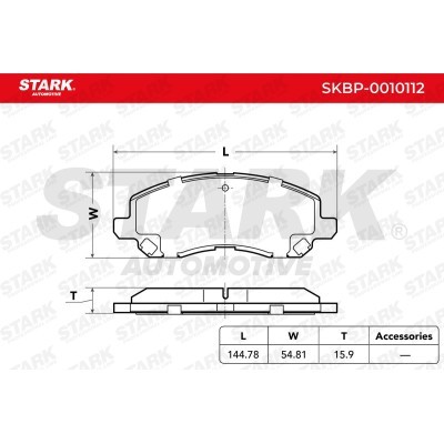 Klocki hamulcowe Stark SKBP-0010112 SKBP-0010112 - foto 4