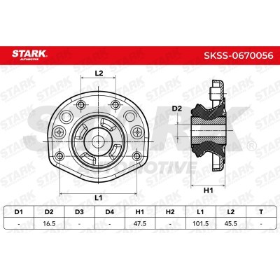 Mocowanie Amortyzatora Stark SKSS-0670056 SKSS-0670056 - foto 5