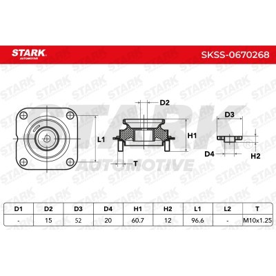 Mocowanie Amortyzatora Stark SKSS-0670268 SKSS-0670268 - foto 5