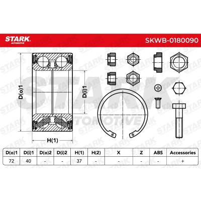 Łożysko Koła Stark SKWB-0180090 SKWB-0180090 - foto 5