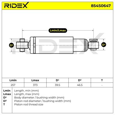 Amortyzator RIDEX 854S0647 854S0647 - foto 5