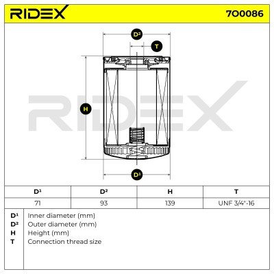 Filtr Oleju RIDEX 7O0086 7O0086 - foto 5