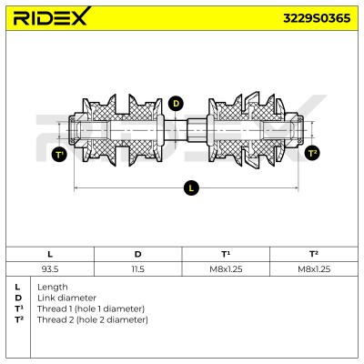 Łącznik Stabilizatora RIDEX 3229S0365 3229S0365 - foto 6