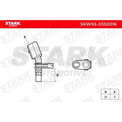 Czujnik ABS Stark SKWSS-0350016 SKWSS-0350016 - foto 3