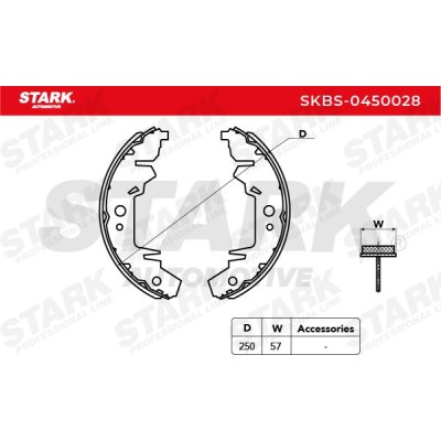 Klocki hamulcowe Stark SKBS-0450028 SKBS-0450028 - foto 5