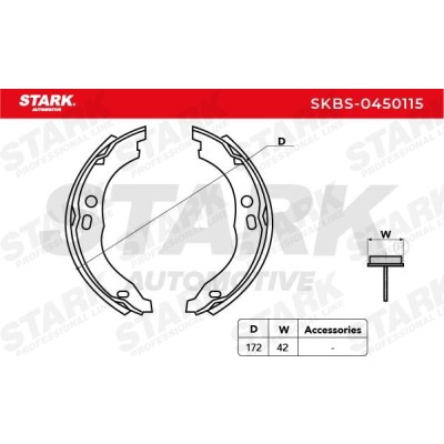 Klocki hamulcowe Stark SKBS-0450115 SKBS-0450115 - foto 5