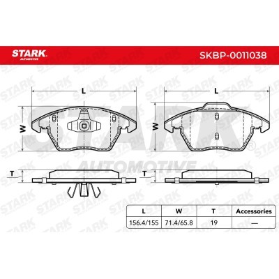 Klocki hamulcowe Stark SKBP-0011038 SKBP-0011038 - foto 4