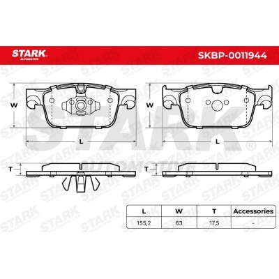 Klocki hamulcowe Stark SKBP-0011944 SKBP-0011944 - foto 5