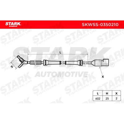 Czujnik ABS Stark SKWSS-0350210 SKWSS-0350210 - foto 6