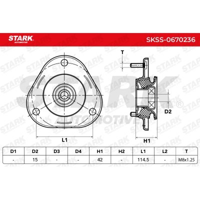 Mocowanie Amortyzatora Stark SKSS-0670236 SKSS-0670236 - foto 5