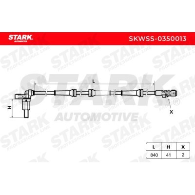 Czujnik ABS Stark SKWSS-0350013 SKWSS-0350013 - foto 2