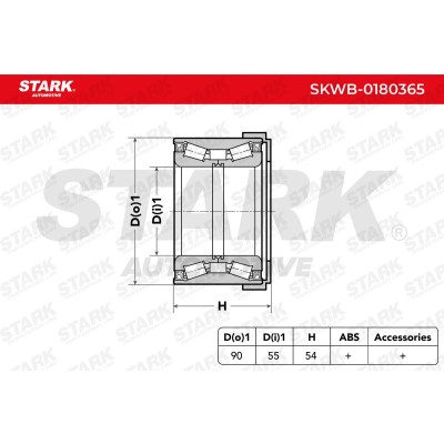 Łożysko Koła Stark SKWB-0180365 SKWB-0180365 - foto 3