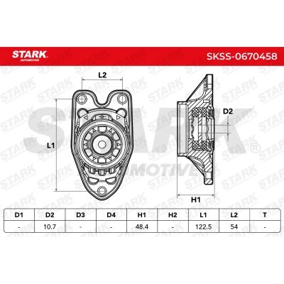 Mocowanie Amortyzatora Stark SKSS-0670458 SKSS-0670458 - foto 5