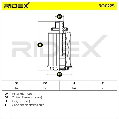 Filtr Oleju RIDEX 7O0225 7O0225 - foto 8