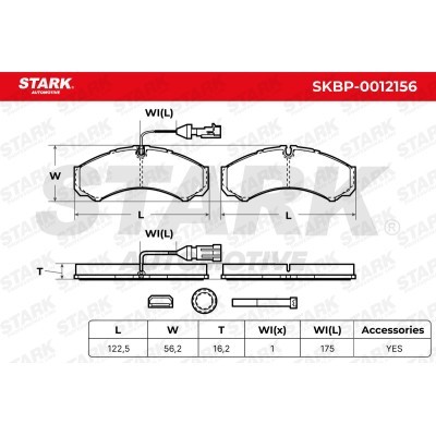 Klocki hamulcowe Stark SKBP-0012156 SKBP-0012156 - foto 8