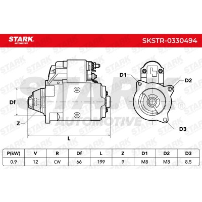 Rozrusznik Stark SKSTR-0330494 SKSTR-0330494 - foto 6