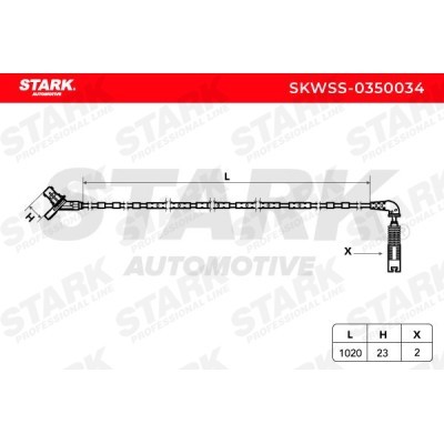Czujnik ABS Stark SKWSS-0350034 SKWSS-0350034 - foto 3